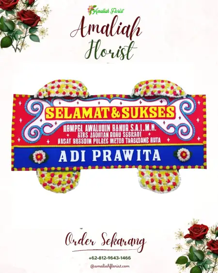 Papan Bunga Ucapan Selamat Kalisogra Wetan